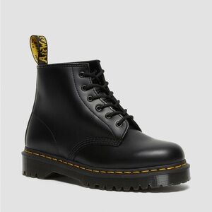 Dr. Martens 101 Bex Smooth Leather Ankle Boot Six Eyelet 6 eye